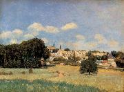 Alfred Sisley View of Marly-le-Roi-Sunshine Sweden oil painting artist